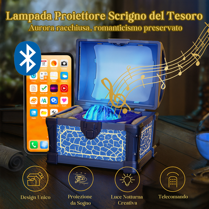 Cofanetto Proiettore di Aurore con suoni rilassanti